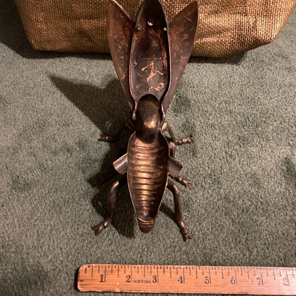 Vintage Italian Fly Ashtray/Secret Mid Century Modern Collectible 1970s Brass - Picture 5 of 11